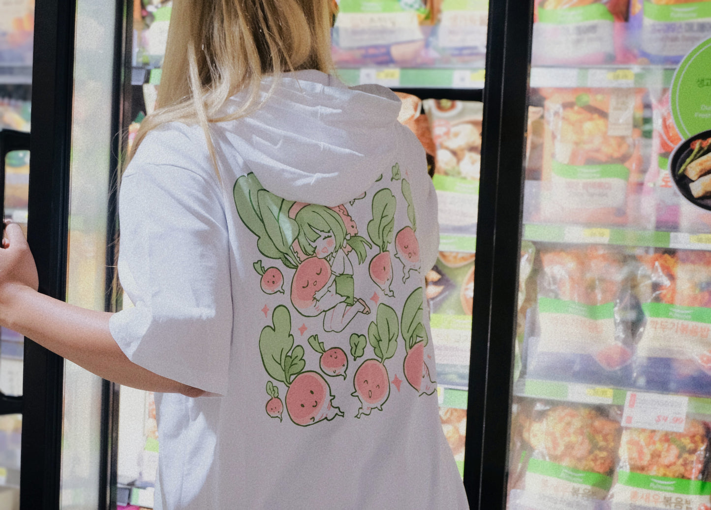 LIMITED EDITION I Love Radish - Short Sleeve Hoodie Tee