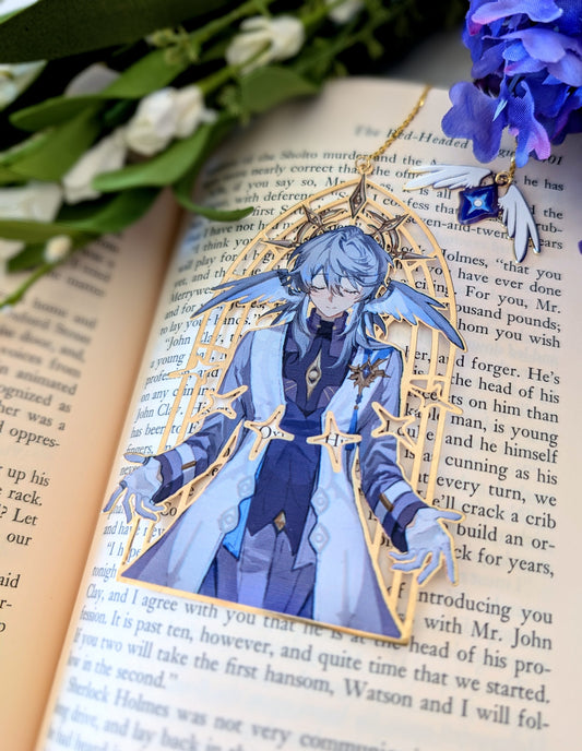 Sunday (Honkai Star Rail) Gold Plated Metal Bookmark