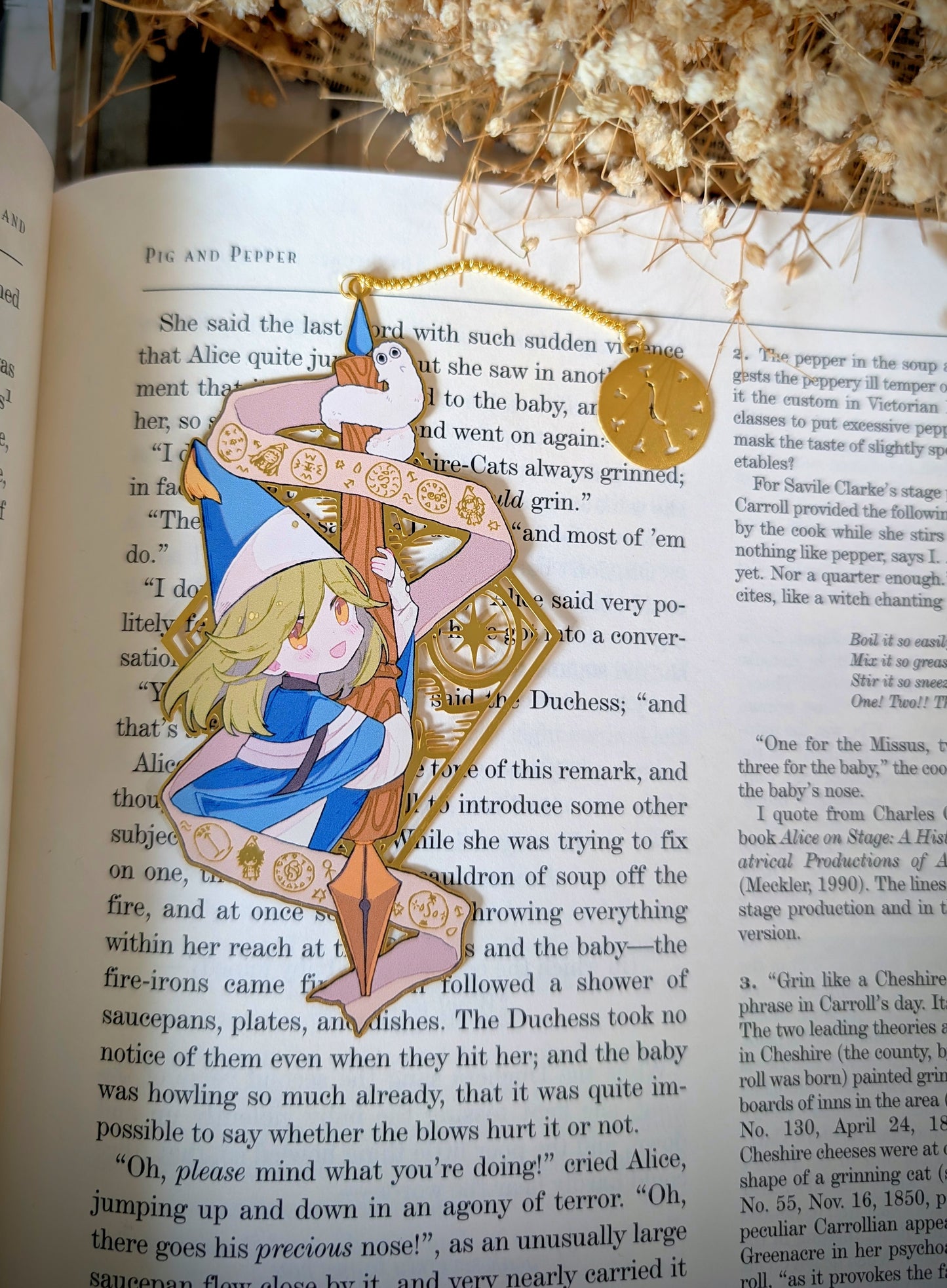 Witch Hat Atelier Coco Gold Plated Metal Bookmarks