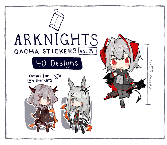 Arknights Gacha Stickers Vol 3 (Random)