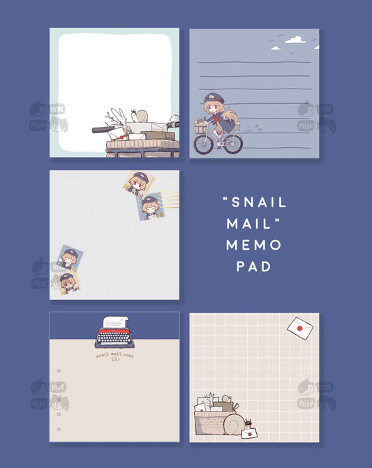 Snail Mail Memo Pad