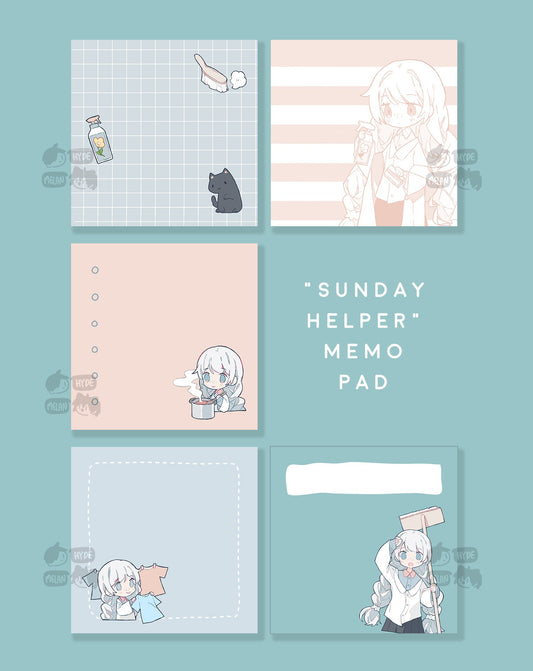 Sunday Helper Memo Pad