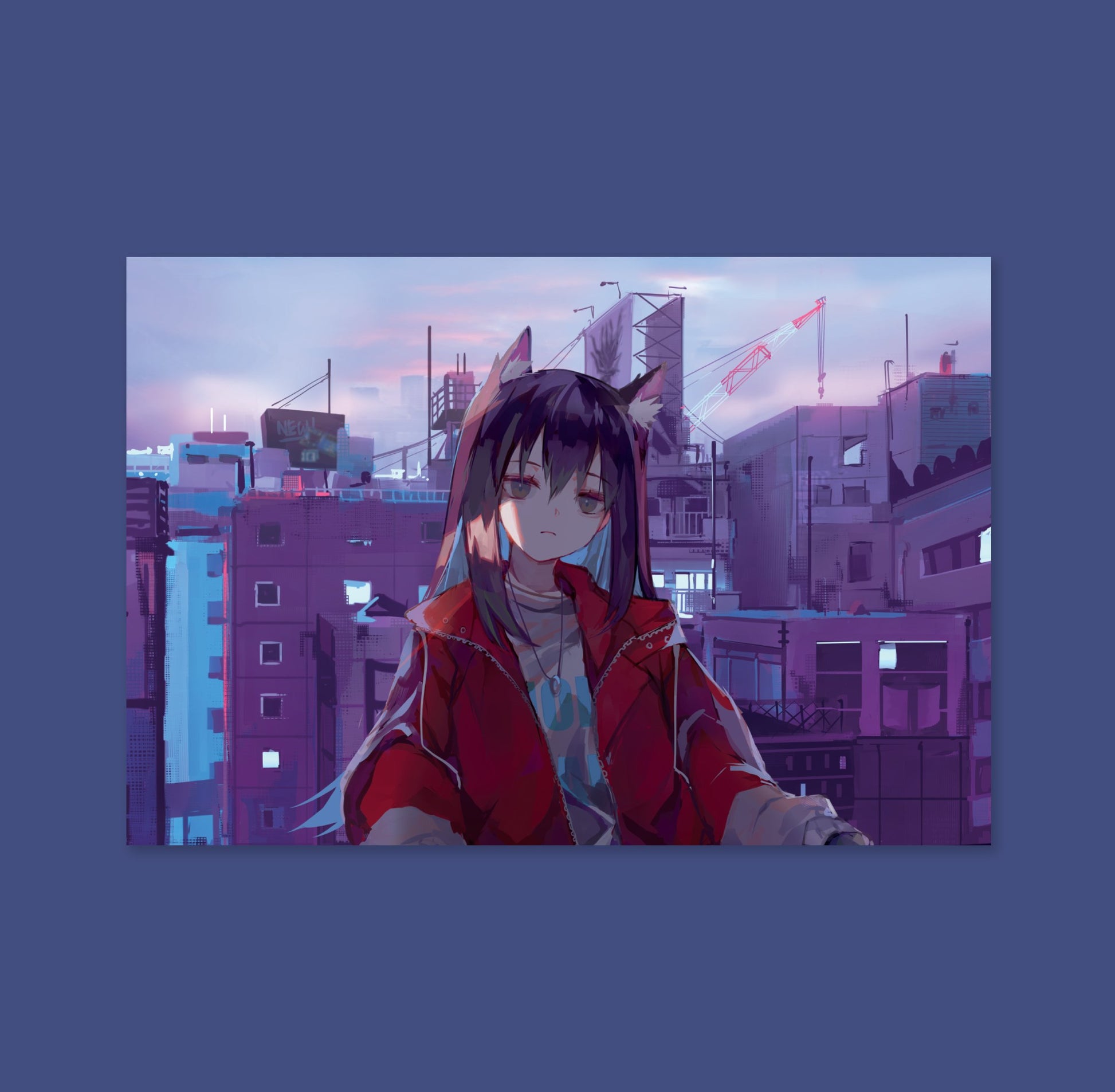 Cityscape Texas (Arknights) 4x6 Mini Print